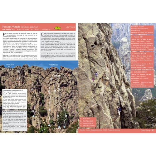 Bavella Corsica (Korsyka, Francja) Przewodnik wspinaczkowy po drogach wielowyciągowych